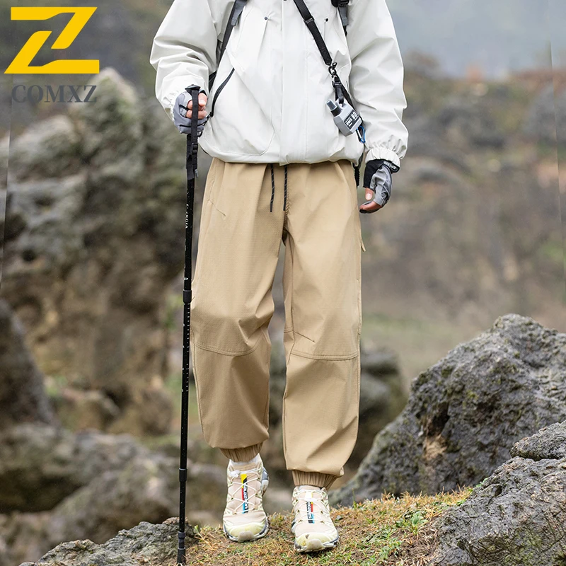 Mens Cargo Pants New Autumn Loose Fit Durable Fashion Classic Trousers Cycling Camping Outdoor Adventure Trendy Workwear Pants