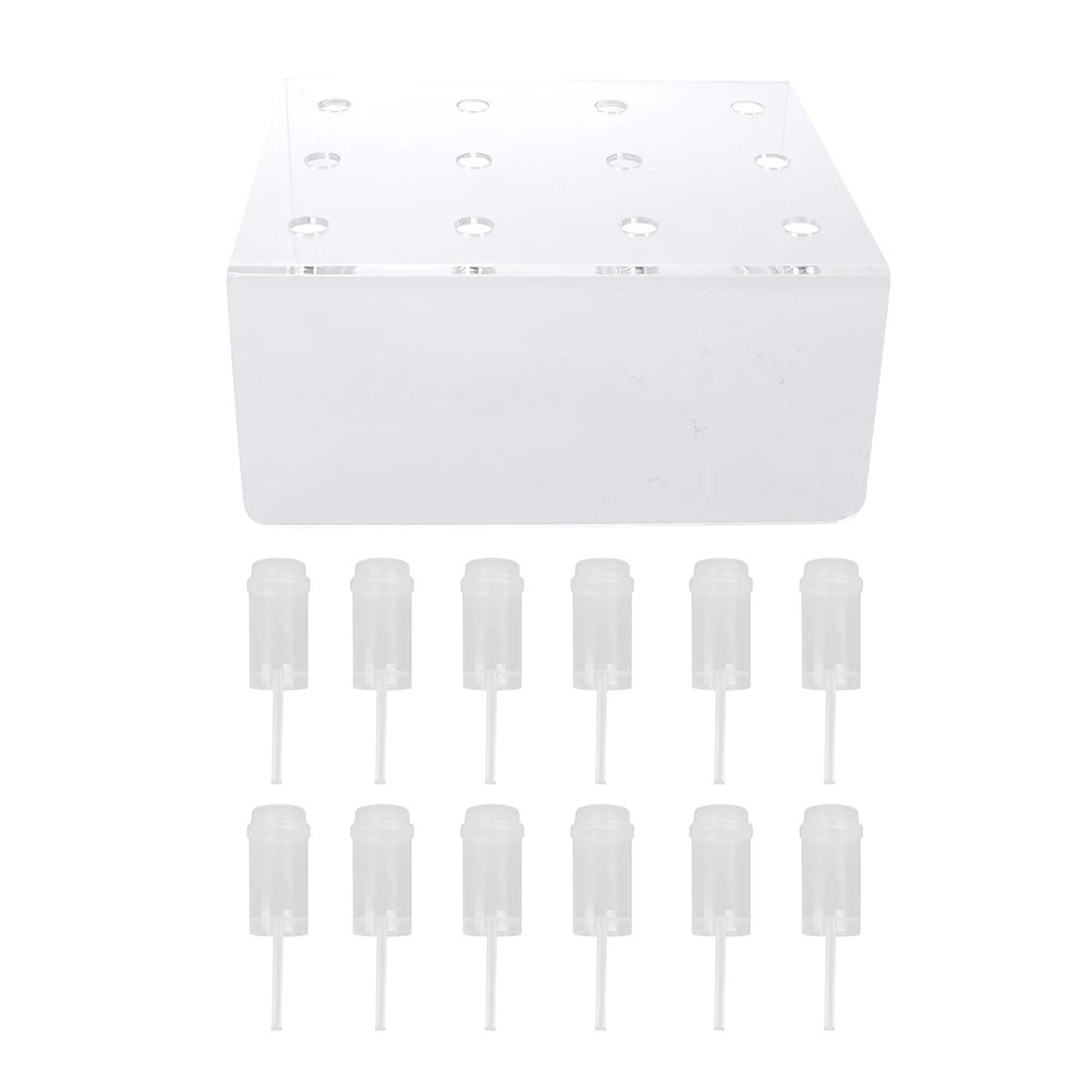 Plastic Cake Display Stand Push Tube Rack for Snacks Fruits Ice Cream Longlasting Storage Solution Cake Bracket Dessert