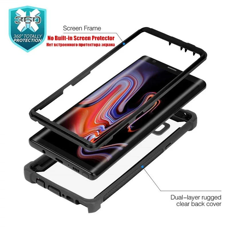 Phone Case for Samsung Galaxy S21 Note 20 S20 Ultra 8 9 S8 S9 S10 Plus Lite S10e Heavy Duty Protection armor Shockproof Cover