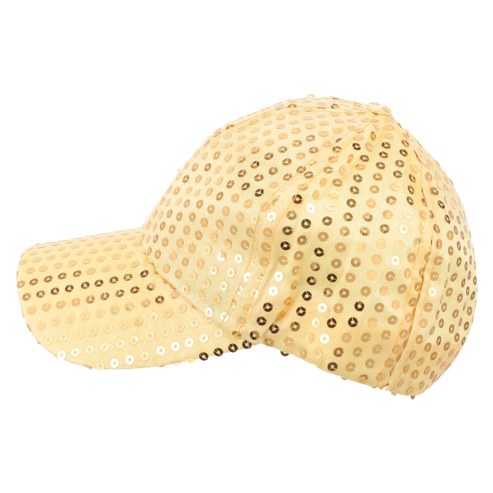 

Baseball For Women Shiny Womens Baseball Hat Glitter Party Performance Adjustable Fashionable Carnival Hat