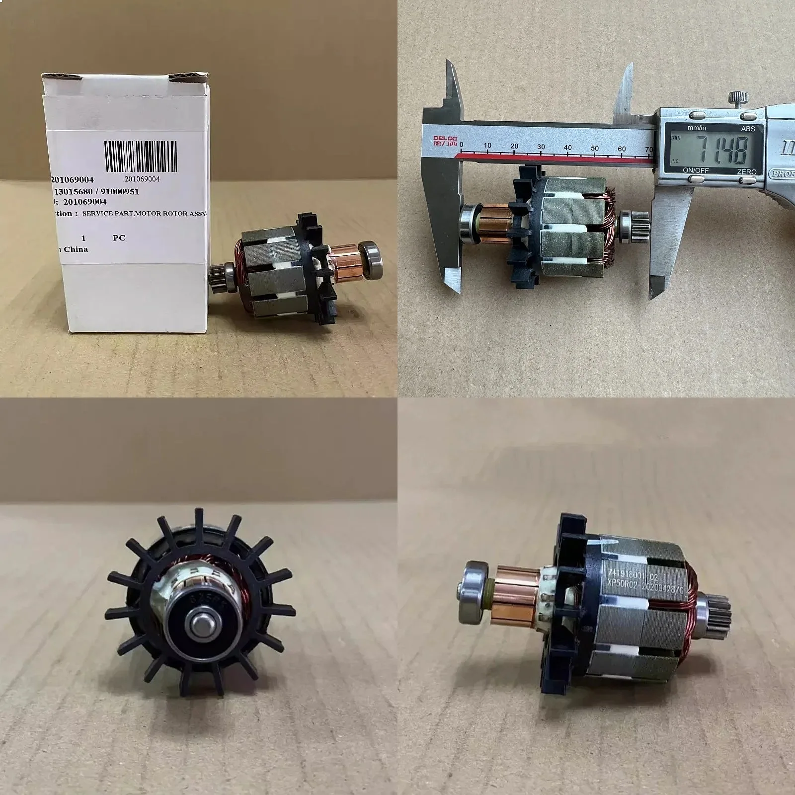 

Original 15 Teeth Rotor 201069004 for Milwaukee M18 BDD M18 PD Motor Accessories