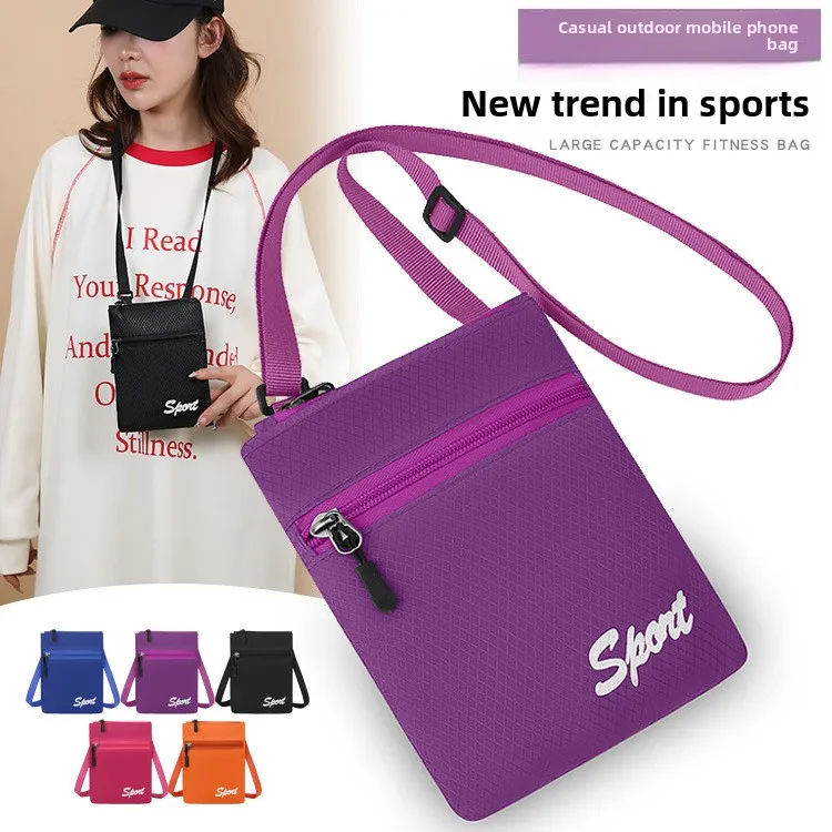 New Fashion Casual Crossbody Bag Multi Layer Shoulder Bag Women Portable Hot Selling Versatile Phone Purse