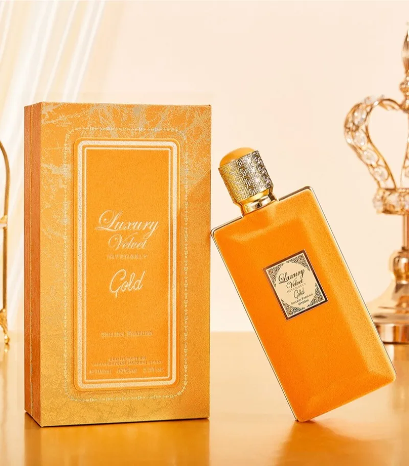 

Духи Radiant Gold Velvet 100 мл — фруктовый древесный аромат, насыщенные слои и стойкий аромат, идеально подходят для всех типов кожи