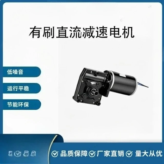 ZY7712Z 200W 12/24V Brushed DC Gear Motor Electric Wheelchair Accessories Power Tools Energy Saving and Eco-Friendly