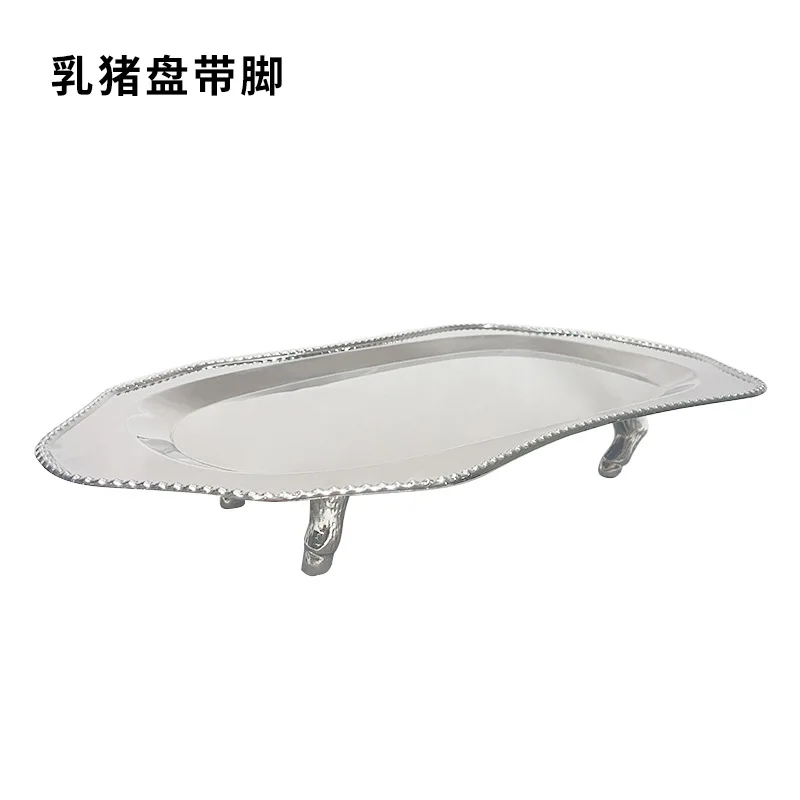 

Утолщенная жареная тарелка для сосания свиньи, тарелка для сиденья для жареной свиньи, отель, золотой гусь, утка, китайская свинья