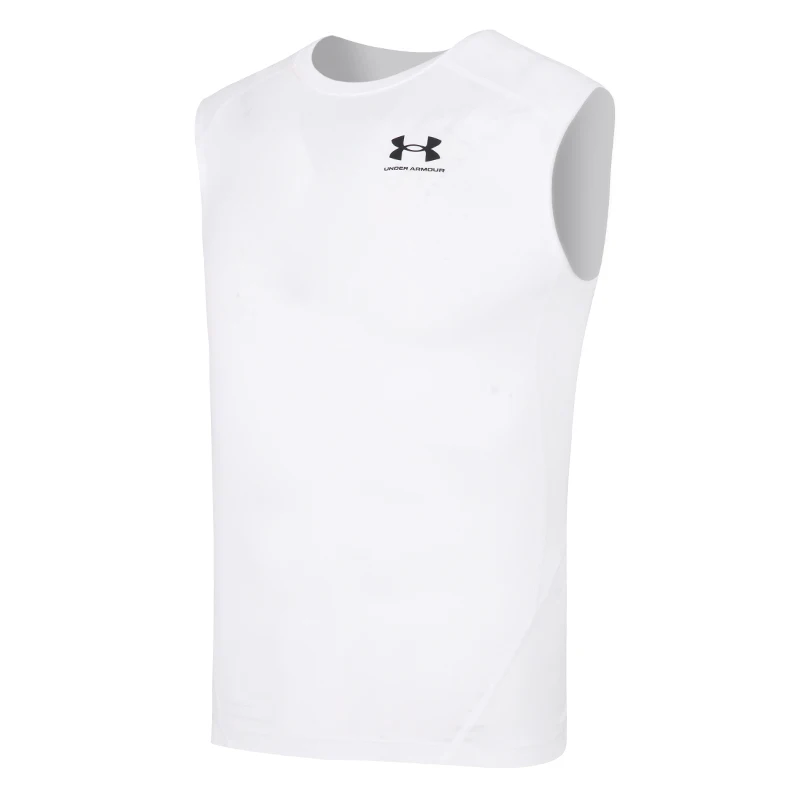 

Under Armor Men's Sports Vest Running Fitness Training Clothing Elastic Breathable Sleeveless Tight T-Shirt 1361522-100
