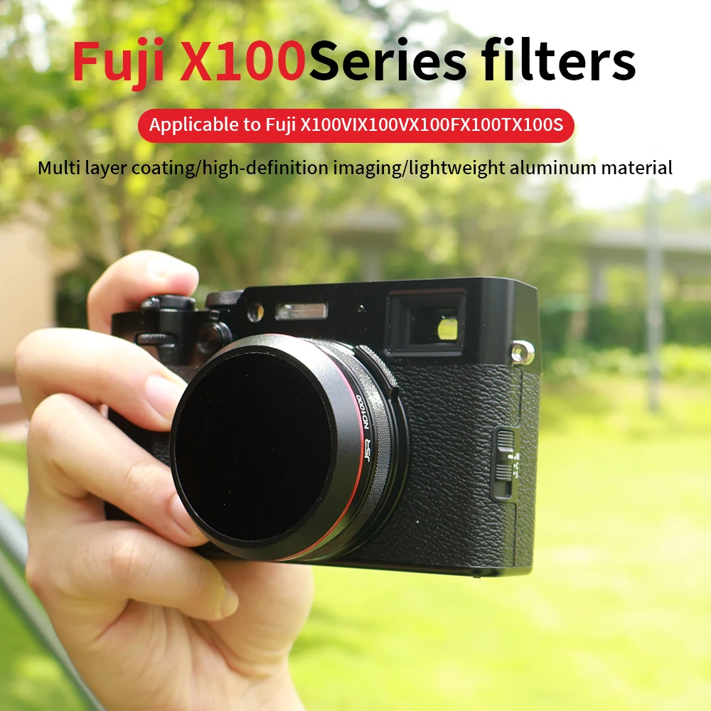 Applicable to Fuji X100VI UV Mirror Mask Metal Lens Cover Micro Single Camera Accessories X100 Series