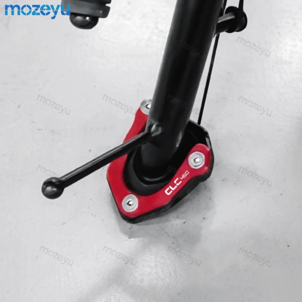 

Kickstand Foot Side Stand Extension Pad Support Plate Enlarger For CFMOTO CF MOTO CF 450CLC 450 CL-C 450 CLC 450 2023-2025 2026