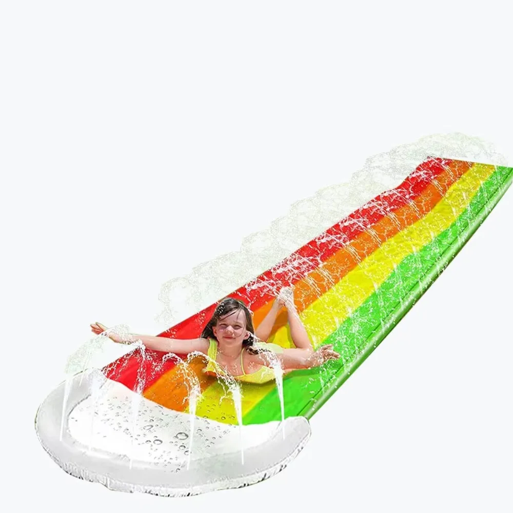 rainbow-lawn-water-slide-with-sprinkler-and-inflatable-crash-pad-for-kid-outdoor-summer-water-game-pool-party-toy-slip-and-slide