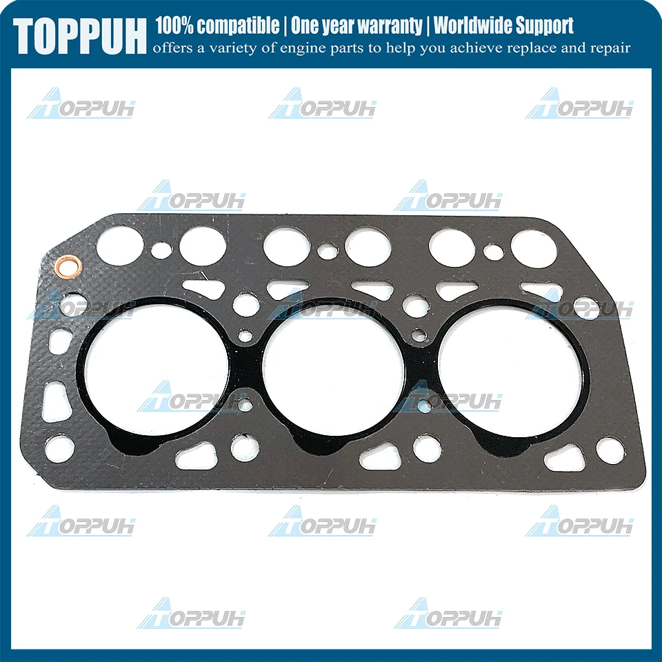 K3C Head Gasket For Mitsubishi Eurotrac TU1600 MT1601 TU150 Case-IH 234 (Graphite)