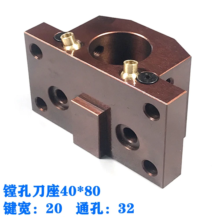 AK3080X6J 40x80 CNC Lathe Miniature Turret Tool Holder Block Turning Tool Holder Lathe Boring End Face Hydraulic Servo Turret