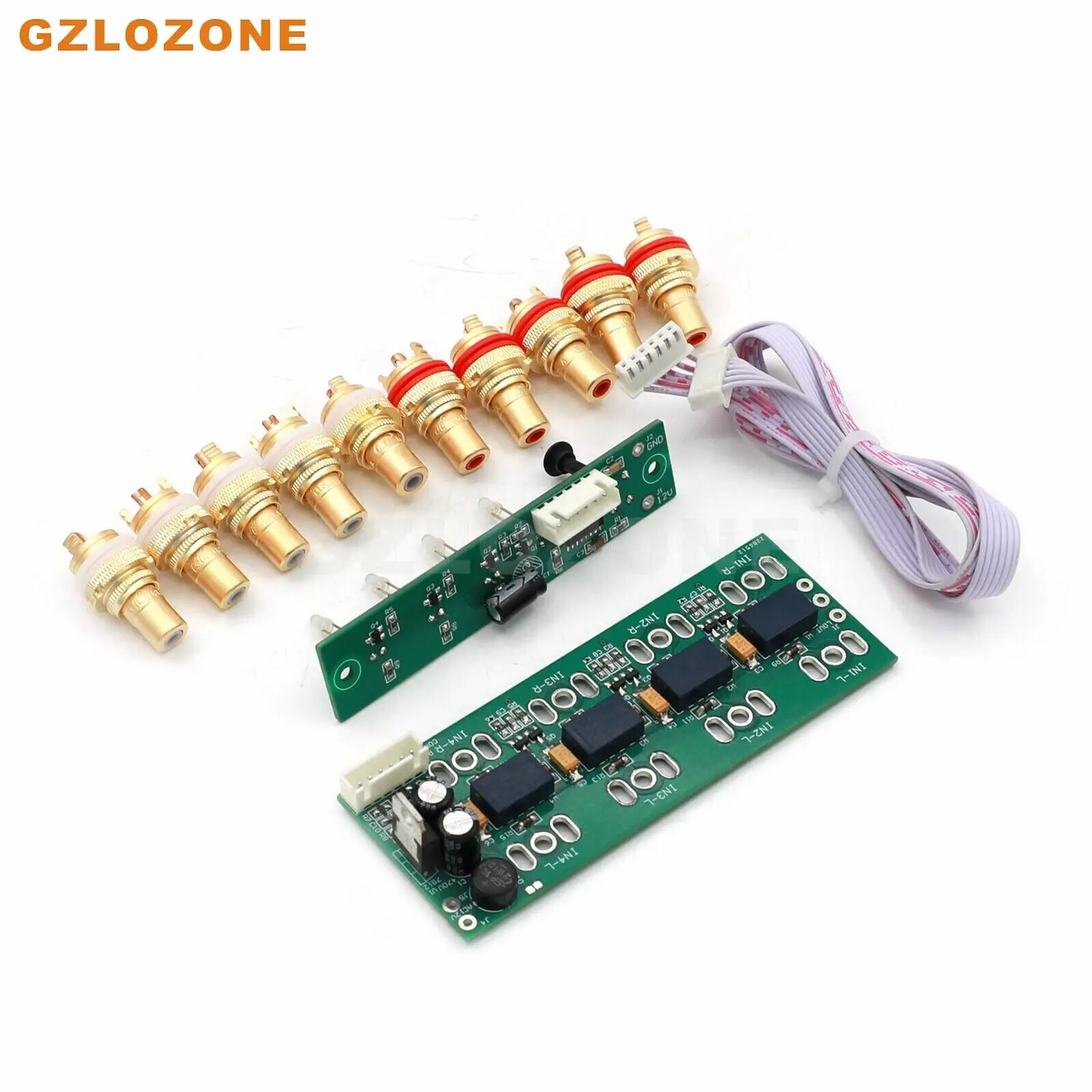 مفتاح زر واحد لإدخال صوت ستيريو ، واختيار المجلس ، MCU ، 4 طريقة ، B6-94