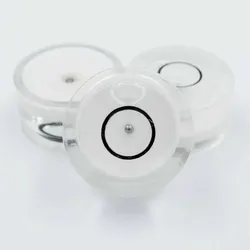 (100 Pieces/Lot) HACCURY 15*8mm 15*6mm Bubble Level Circular Spirit Level Round Bullseye Nivel Bubble Green or White Color