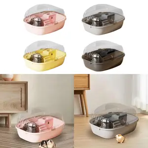 Lồng trên mở trong suốt cho động vật nhỏ, lồng chuột đồng lớn, nhà thỏ, gerbos, nhím, chuột 8 Bán hàng địa hình chính cho Hamster - №6