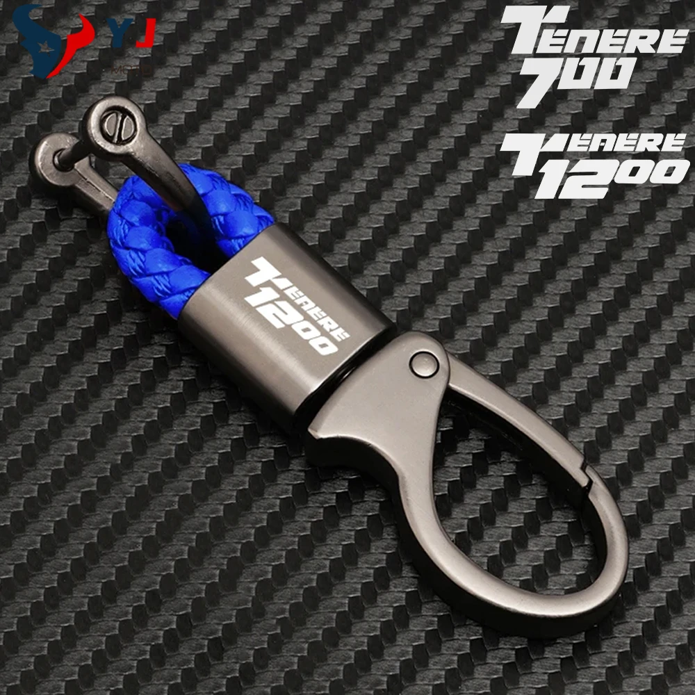 Custom Logo Keychain For Yamaha Tenere700 Tenere1200 Tenere 700 1200 Xtz Xt1200z Metal Keyring Key Holder Motorcycle Accessories