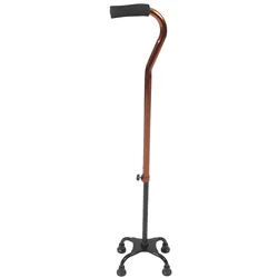 Walking Stick Daily Nonslip Seniors Pole for Elderly Bend Handle Portable Trekking Supplies