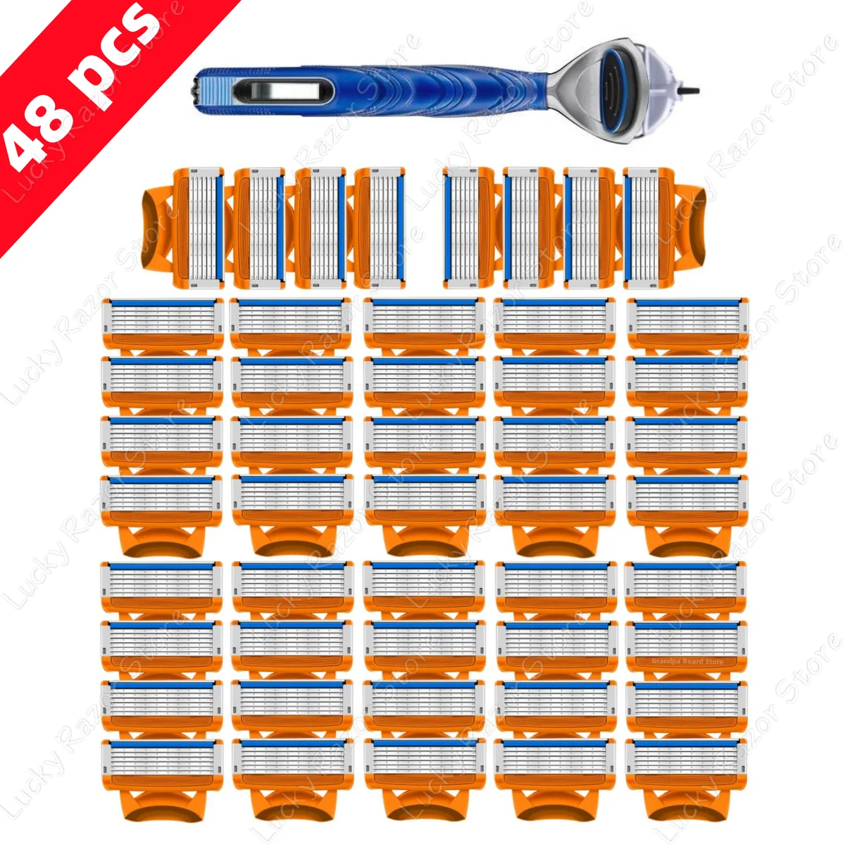 

Brand new 5-Layers Razor Manual Shaving Blades Men Face Shaving Razor Replacement Cutter Heads & Razor Holders Sets