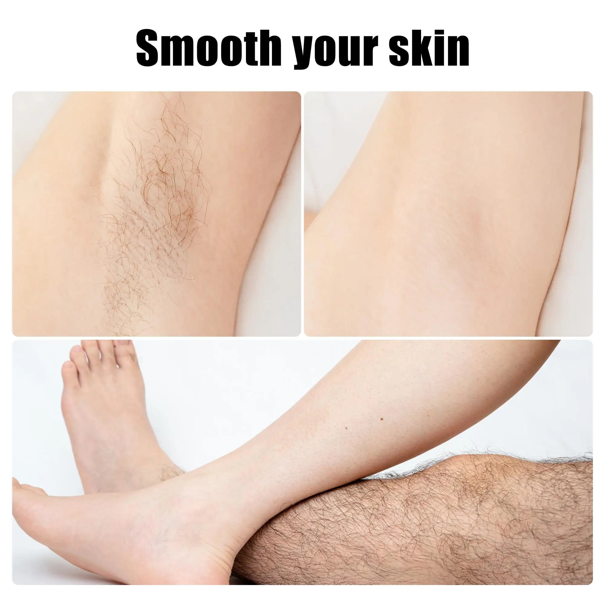 Gumka do depilacji dla kobiet i mężczyzn, narzędzie do usuwania włosów na ramiona, nogi, plecy, bezbolesne, złuszczanie, przenośny depilator, szybkie i łatwe