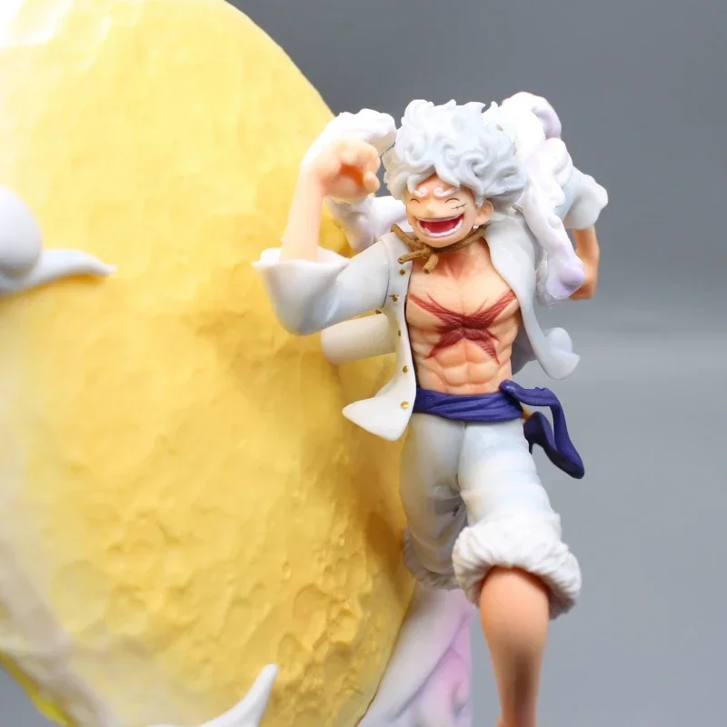 Ein Stück Anime Figur Mond Fee Nika Affe d Ruffy Action figur Statue Modell Puppe Sammlung Weihnachts spielzeug Geschenk 29cm