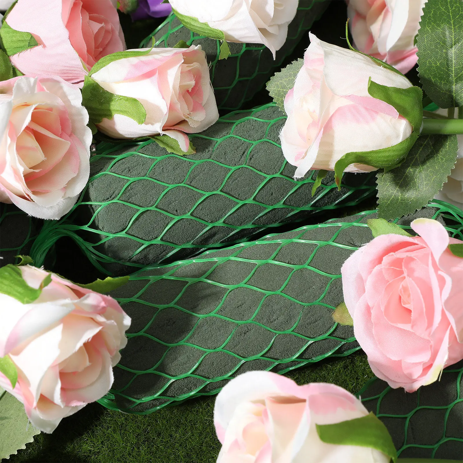 

14 Pcs Sausage Shape Flower Mud Floral Spume Flexible Floral Mud Brick for Flower Arrangement Craft Wedding Birthday Decoration
