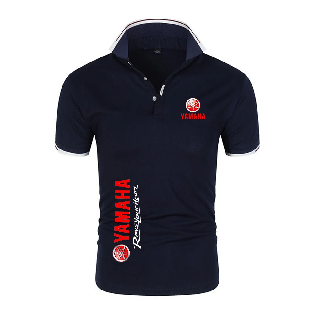 2026 new style men's Yamaha short-sleeved T-shirt, POLO T-shirt, Yamaha printed T-shirt, high-quality summer style