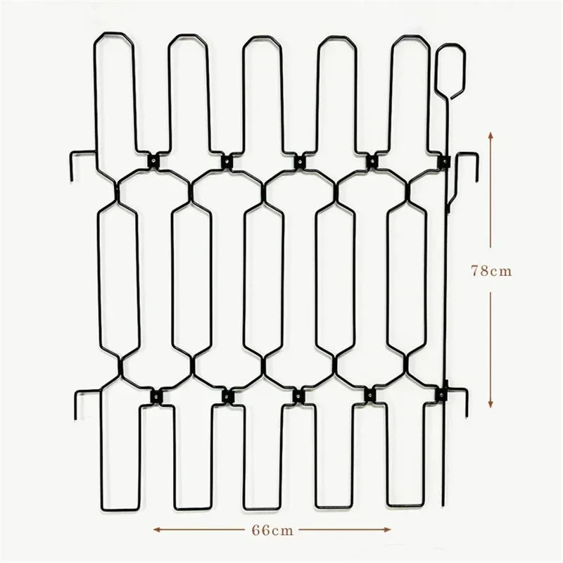 Metal Pet Retractable Gate Adjustable Safety Fence For Dogs Cats Indoor Outdoor Home Stairway Baby Proof For Families Cozy - view 6