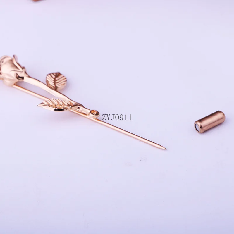 * Moda Uomo Donna Albero Foglie Animale Perla Rosa Spilla ad ago lungo Scialle Cardigan Spille Spille Colletto della camicia Accessori