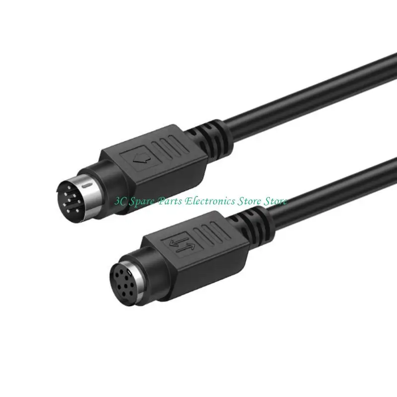 SZ 8Pin DIN Cable 8Pin DIN Male to Female/Male Extension Cable Professional Extender Cord for Professional Mouse Keyboard