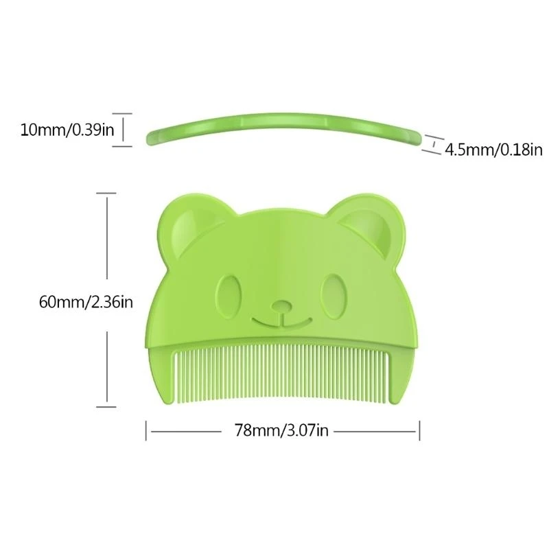 Newborn Hair Comb Fetal Head Dirt Removal Comb Toddler Bathing Comb Newborn Head Massager Combs Infant Grooming Product