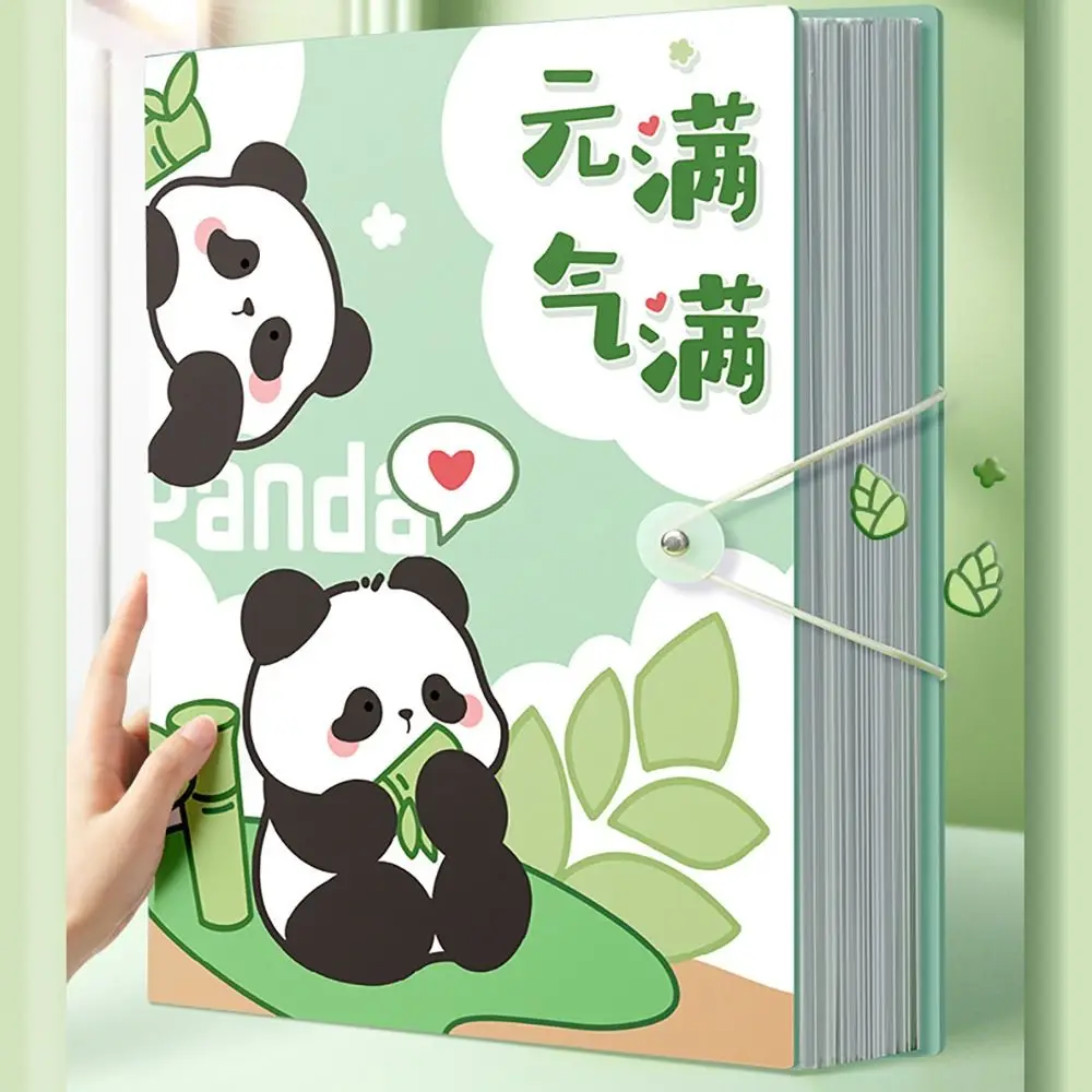 High Quality Capybara Storage Booklet 30/40/60 Pages Large Capacity Archives Bag Panda File Bag School Office
