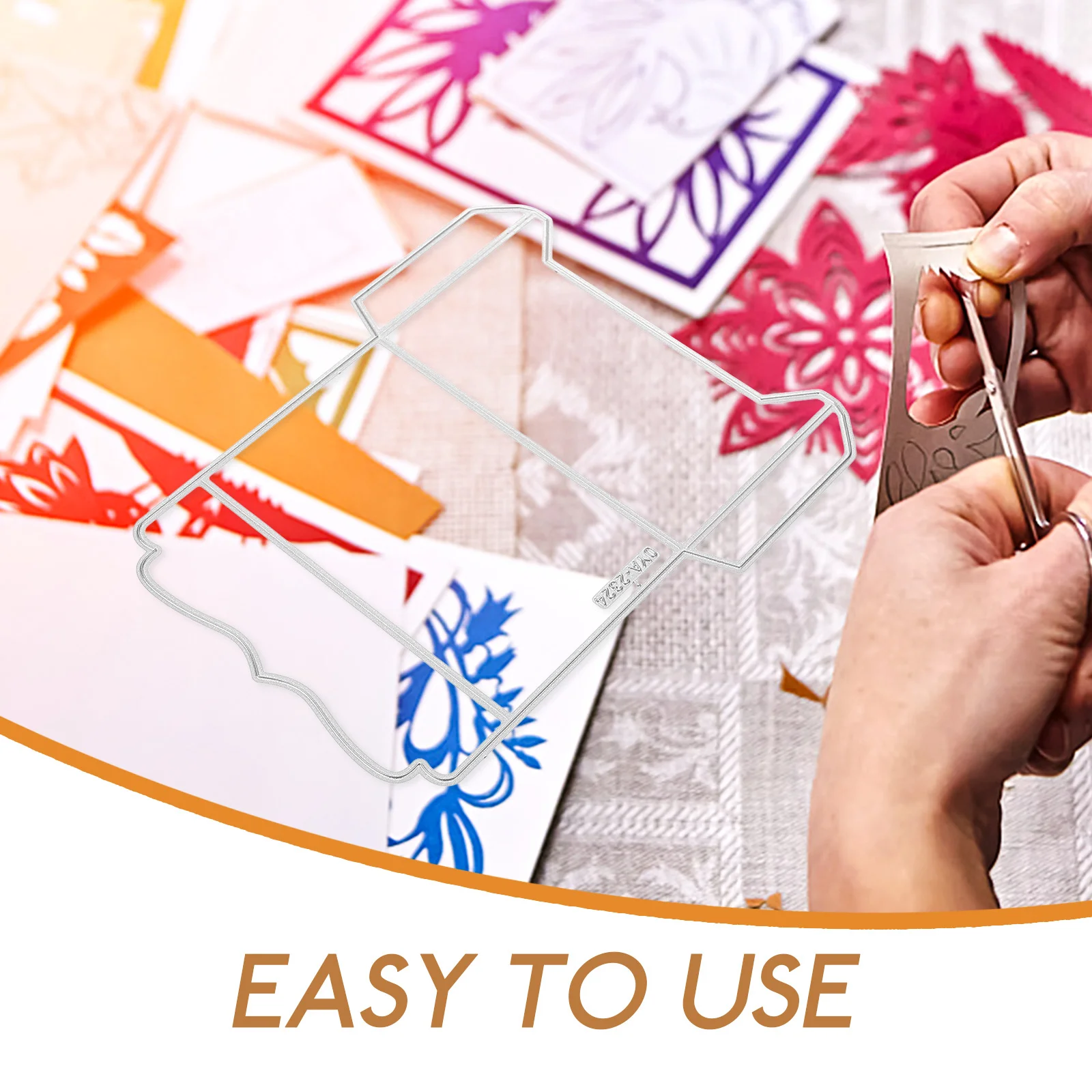 

Scrapbook Die Cuts Embossing Stencil Envelope Silver Paper Crafting Scrapbooking Tool