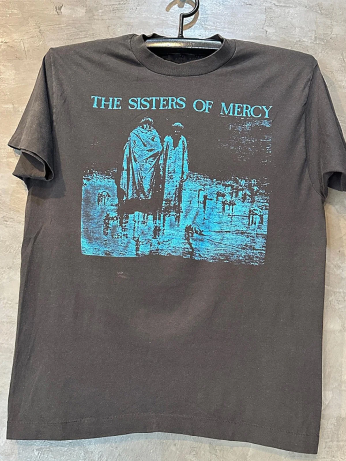 

American Vintage Men's T-Shirt The Sisters of Mercy Sisters Band Rock Chic Hip Hop Cotton Short Sleeve Men's and Women's T-Shirt