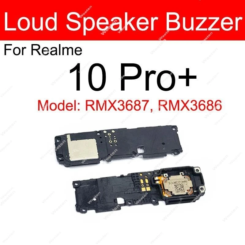 Loud Speaker Buzzer For Realme 10 11 Pro Plus 10S 10T 11X 12X 12 Pro Plus 4G 5G Loud Speaker Buzzer Ringer Flex Cable Repair