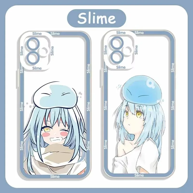 Demon Slime Rimuru Tempest Clear Phone Case For Samsung Galaxy S24 S23 S22 Ultra S21 S20 FE Note 20 10 Plus A15 A25 A35 A55 Capa