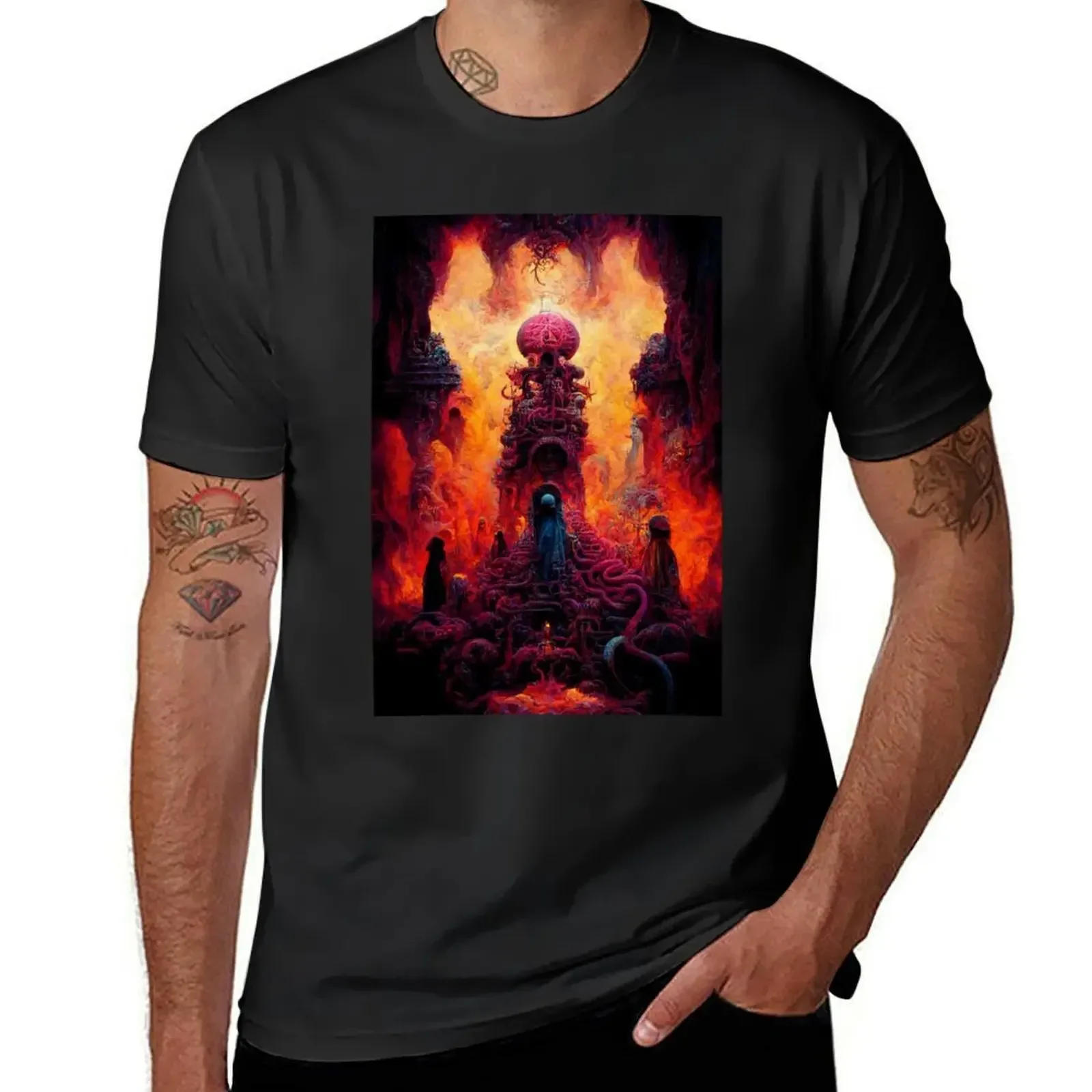 

Throne of Hell T-Shirt customs design your own cute clothes heavyweights t shirt men 100℅ cotton