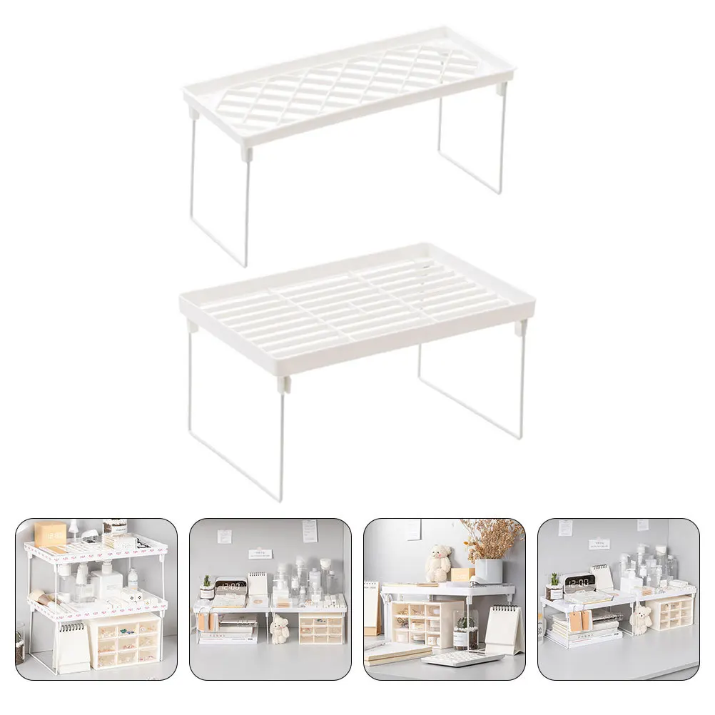 

2pcs Storage Thickened Waterproof Material Large Spacing Smooth Arc Anti-Collision Detachable Design Easy Install Cabinet