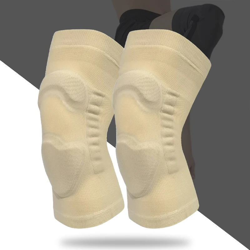 1 Pair EVA Anti-Collision Shockproof Sport Knee Pads Fitness Cycling Non-Slip Basketball Volleyball Skating Dancing Knee Brace