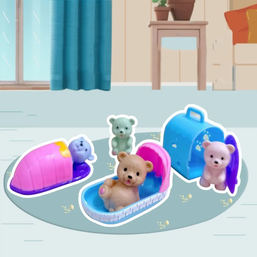 

Милые мини-игрушки в виде медведей для ролевых игр, детские игрушки для сюжетно-ролевых игр, игрушки для развития зрительных навыков, игрушки для ванной и пляжа, игрушки с медвежьей тематикой для детей