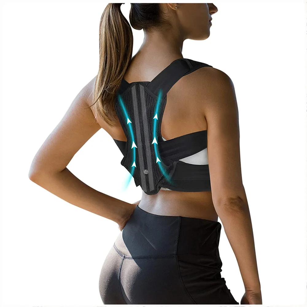 

Posture Corrector Strap Back Support Brace With Breathable Invisible Adjustable For Correcting Hunchback Correction Strap