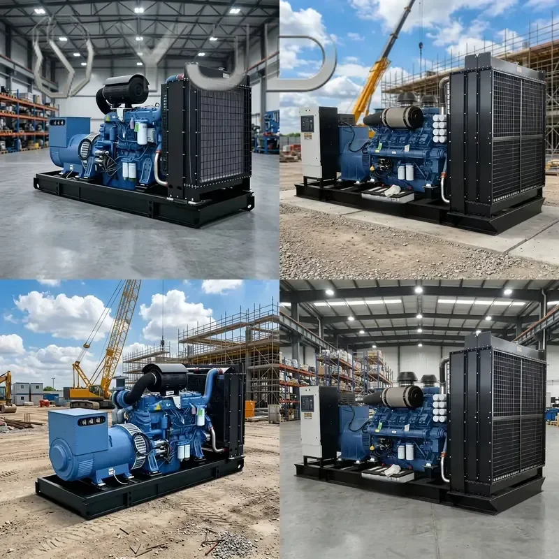 YJD Good Engine 3 Phase 20kw 25kw 30kva 50kva 75kva 100kva 120kva 150kva 200kva 250kva Open Frame Diesel Generator Set Powered