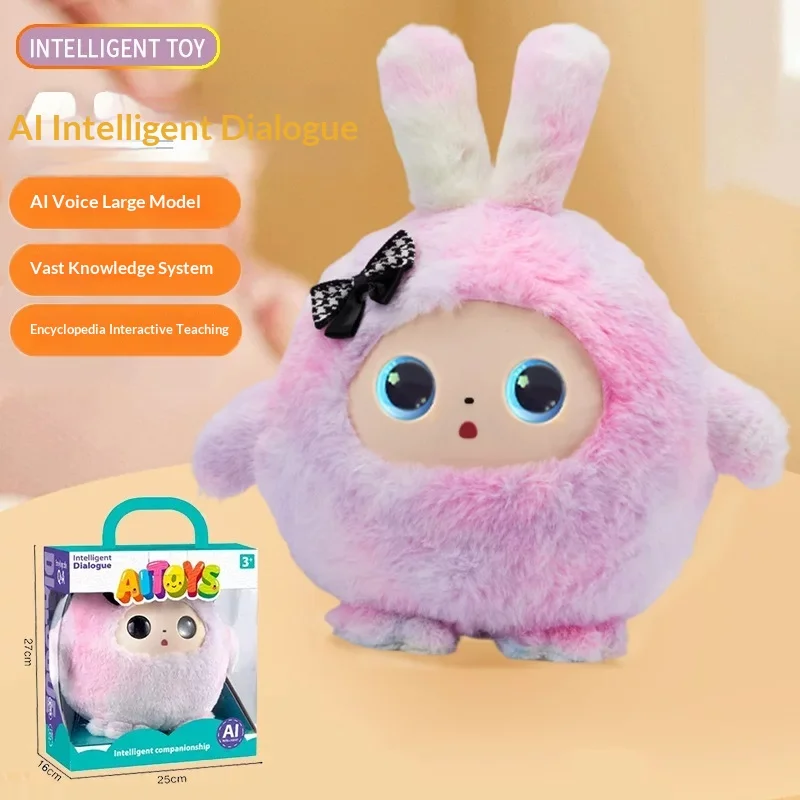 AI  Plush Toy Interactive Voice Chat Educational Robot Multilingual Stuffed Doll Kids Early Learning Children's Gift