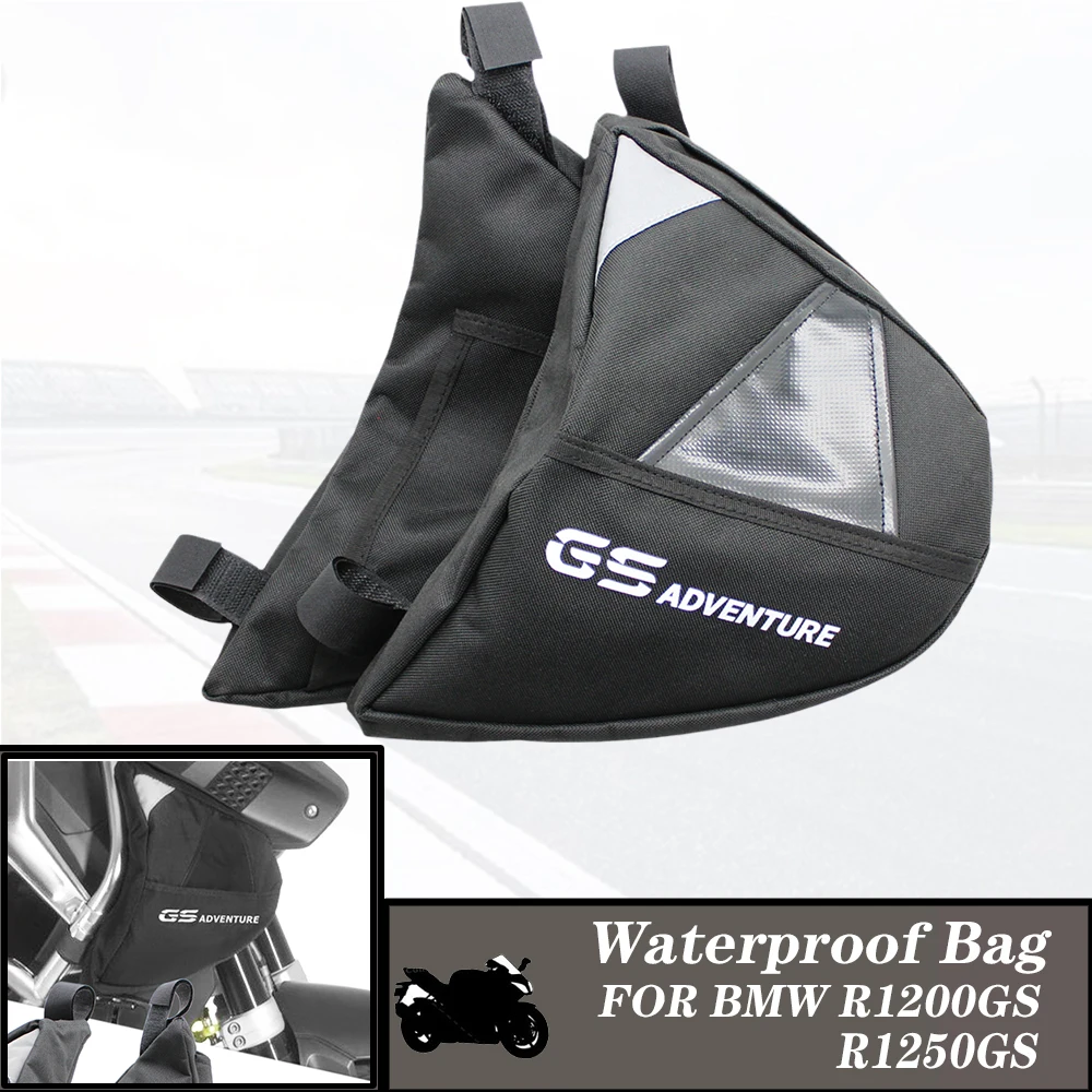 Barras de choque para marco de motocicleta, bolsa impermeable para BMW R1200GS Adventure LC, R 1200 GS 2014 - 2020 2019, bolsa de colocación de