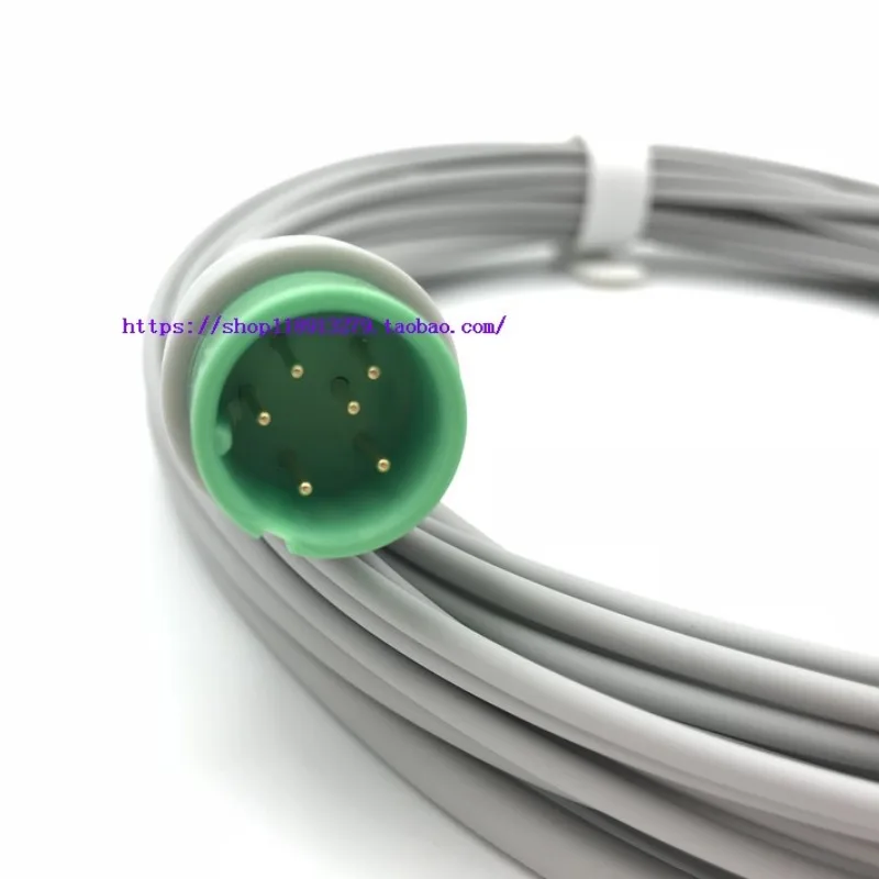 Wuhan Zhongqi PM7000 7000C 7000D 7000M monitor integrated five-lead ECG lead wire 6 pins