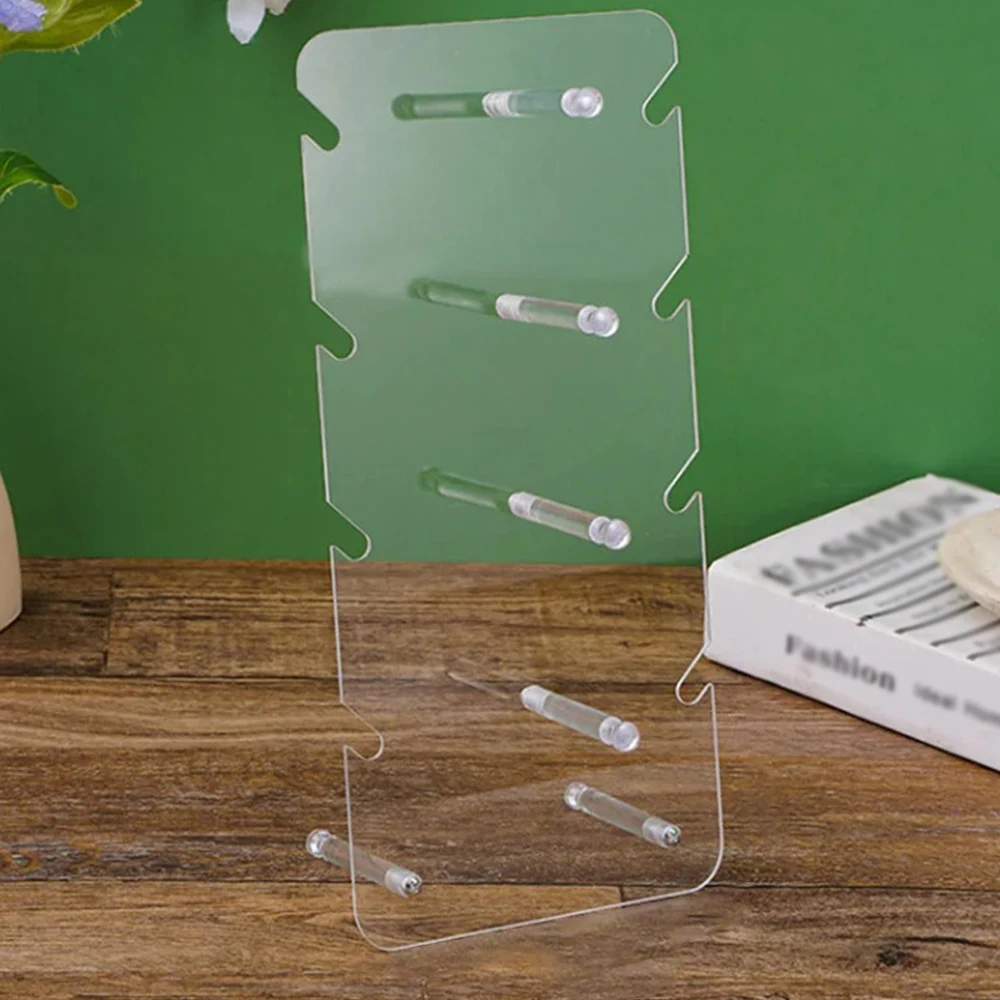 الاكريليك نظارات عرض الرف نظارات حامل النظارات الشمسية تخزين الرف المنزل النظارات تخزين عرض منظمة شفافة #2