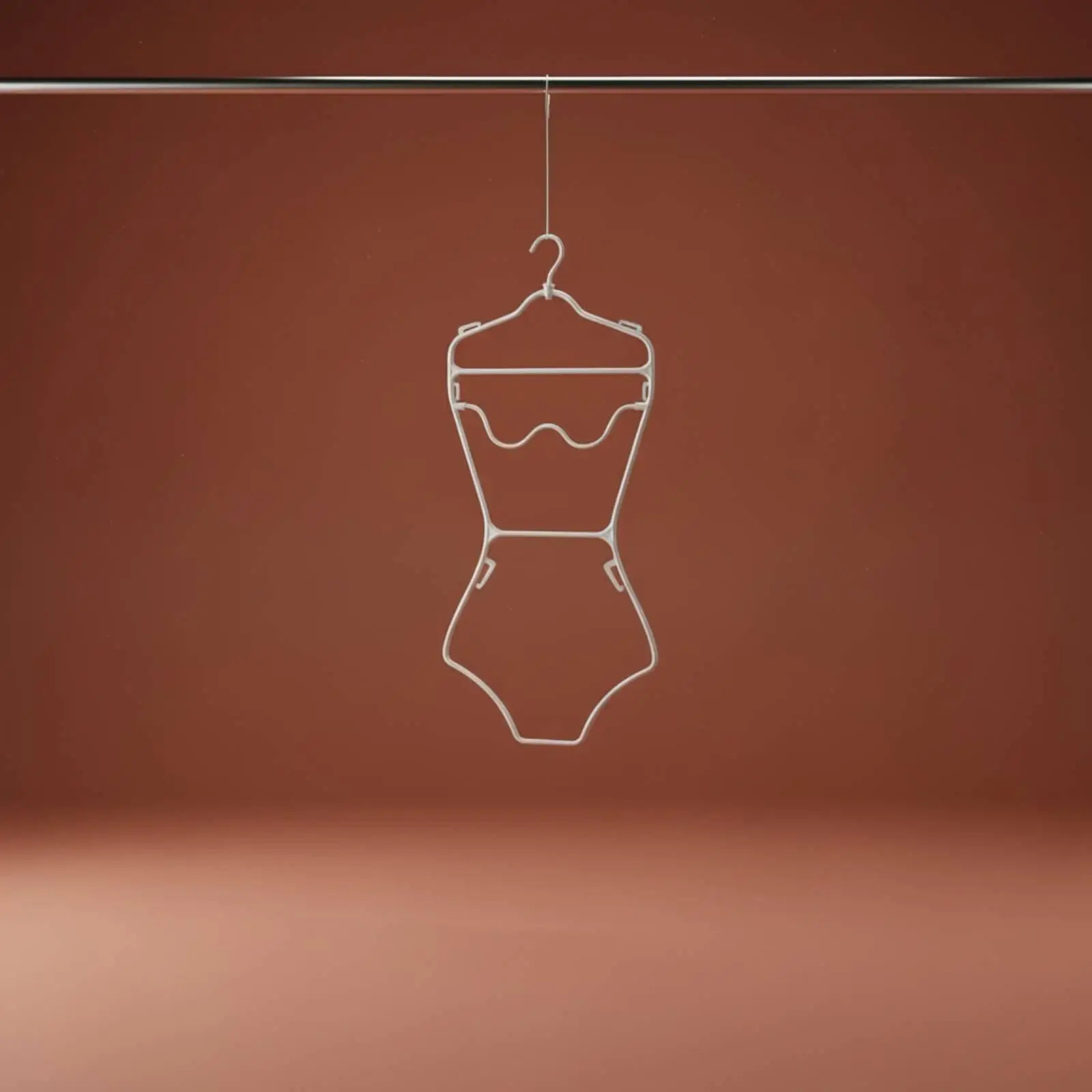 Swimsuit Hanger PP Plastic Body Form Hanger Rotatable Hook Display Rack for Retail Store Lingerie Organizer