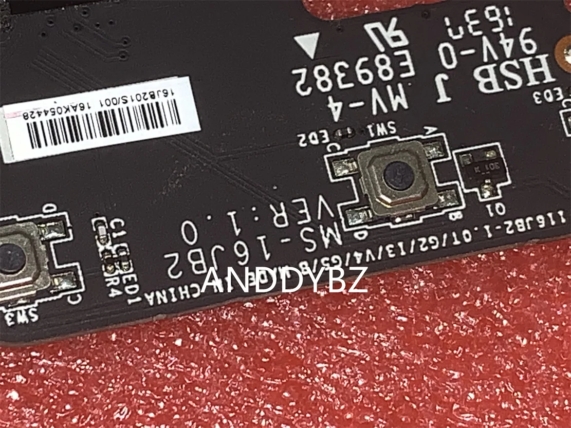 MS-16JB2 FOR MSI USB CARD READER BOARD W/CABLE GE72VR 6RF MS-1179B GE62VR MS-16JB TESED OK