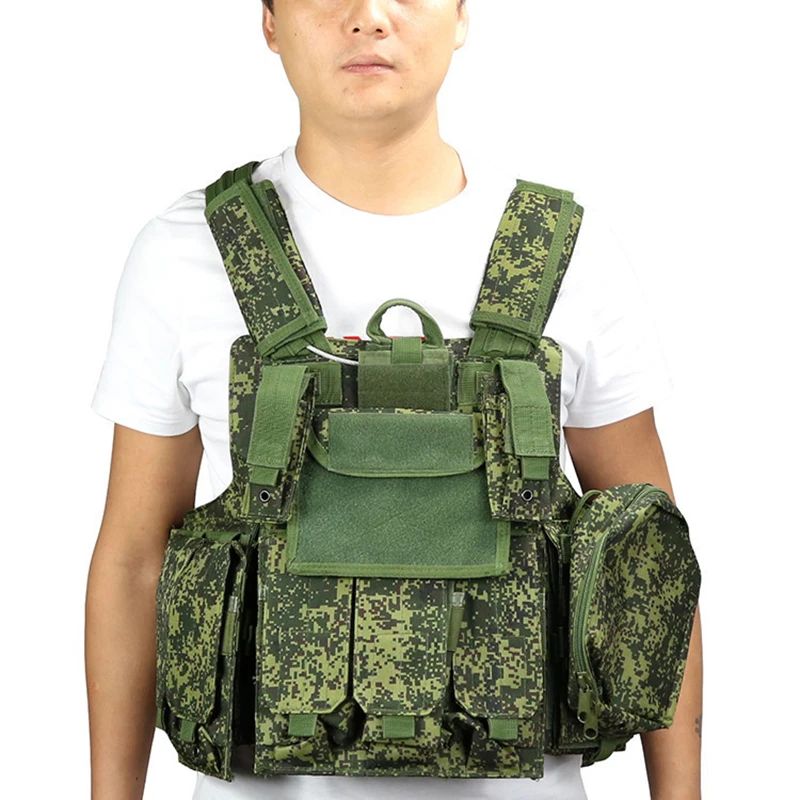 Airsoft Tactical Vest Molle Combat Assault Plate Carrier Tactical Vest CS Outdoor Clothing Hunting Paintball Vest