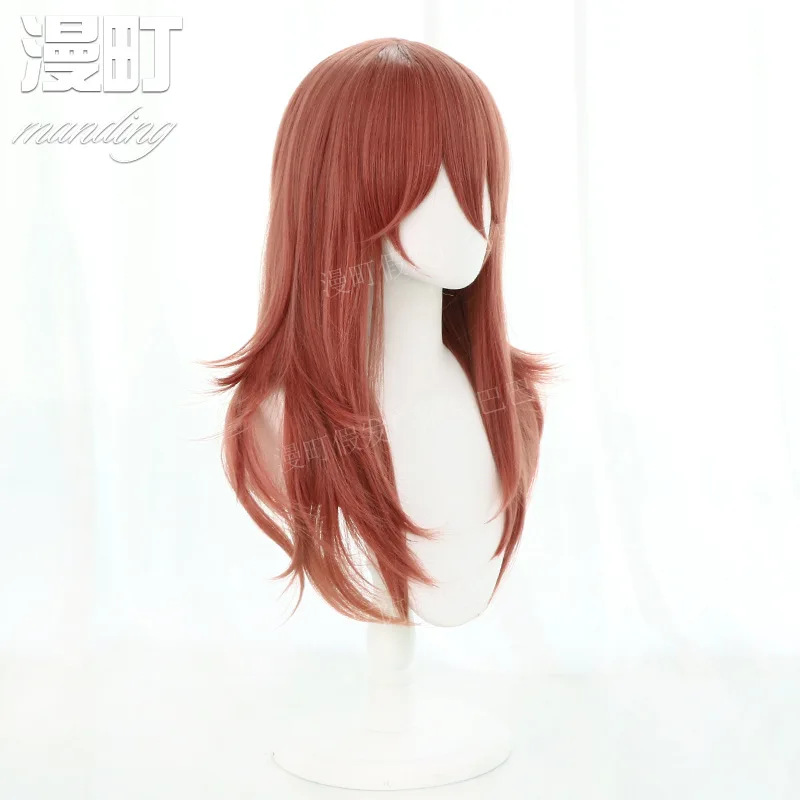 チェーンソーマン チェーンソーマン 天使悪魔 ダークオレンジ リバース50cm cos ウィッグ