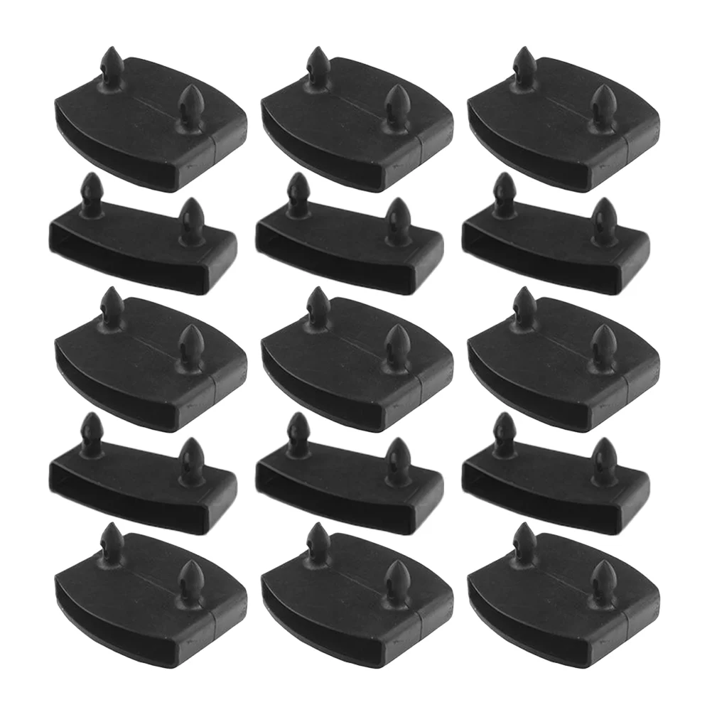 Bedlat Cover Risers Vervanging Einde Computerstoel Zwart Plastic Latten Dubbel