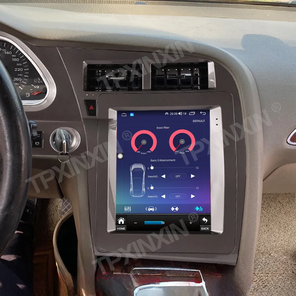 For Audi Q7 2006~2015 Android 14.0 Carplay Car Radio Stereo Automotive Multimedia Player Reciever GPS Navigation Head Unit